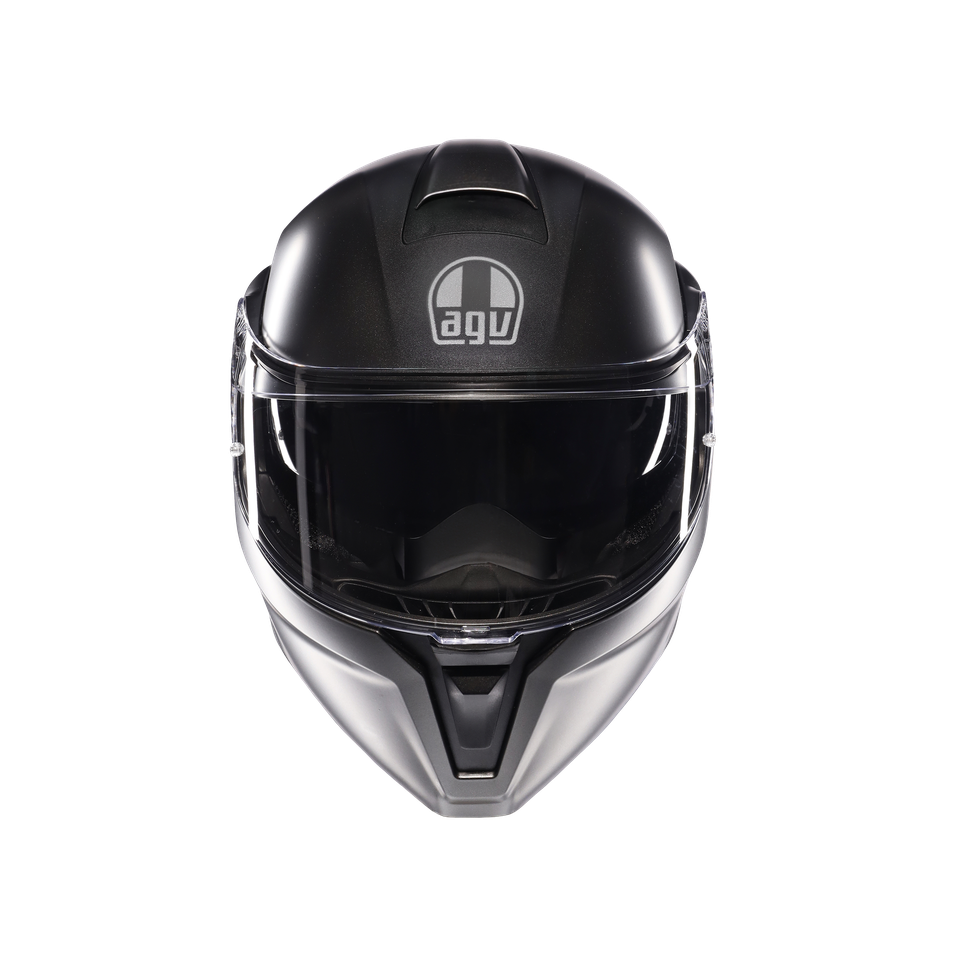 STREETMODULAR MONO MATT ASFALTO GREY - MOTORBIKE FLIP UP HELMET E2206