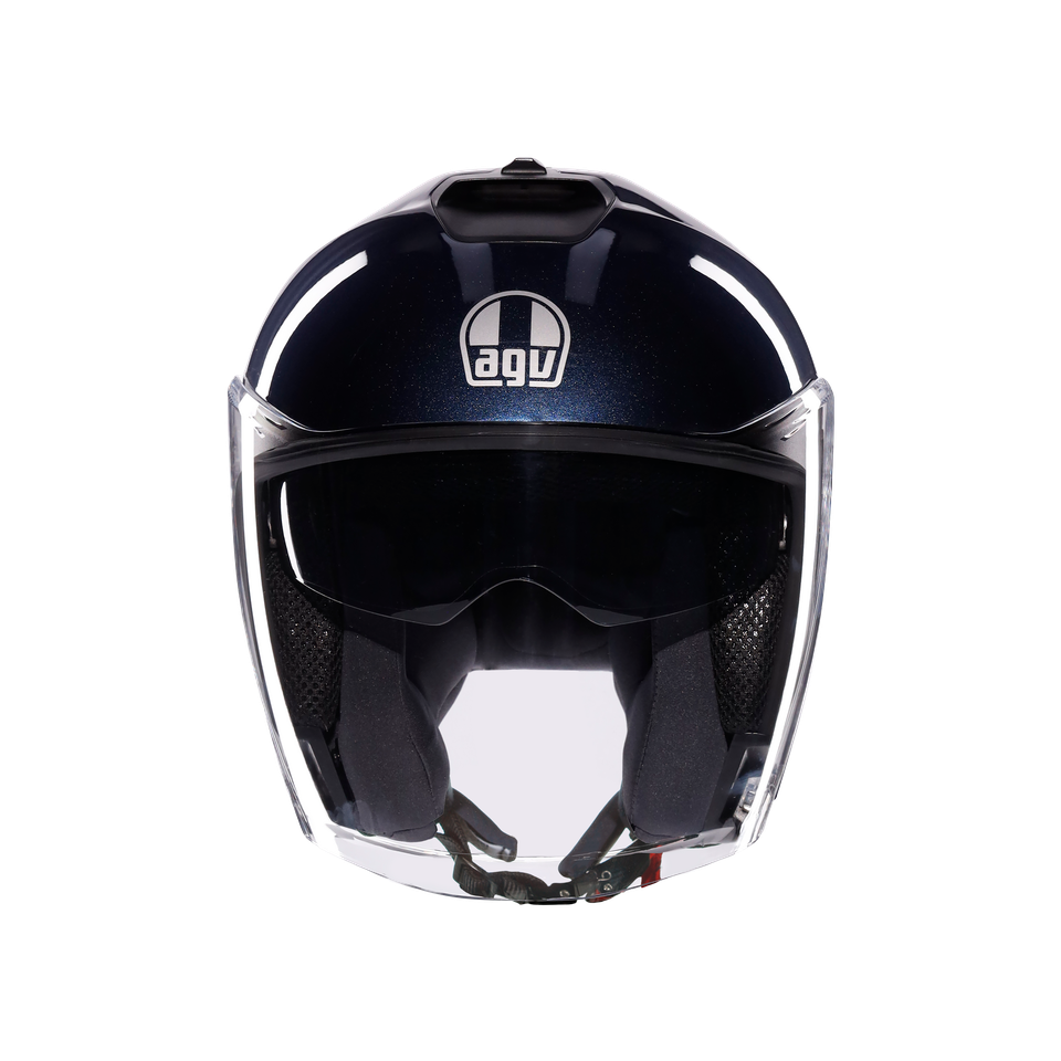 IRIDES MONO PROFONDO BLUE - MOTORBIKE OPEN FACE HELMET E2206