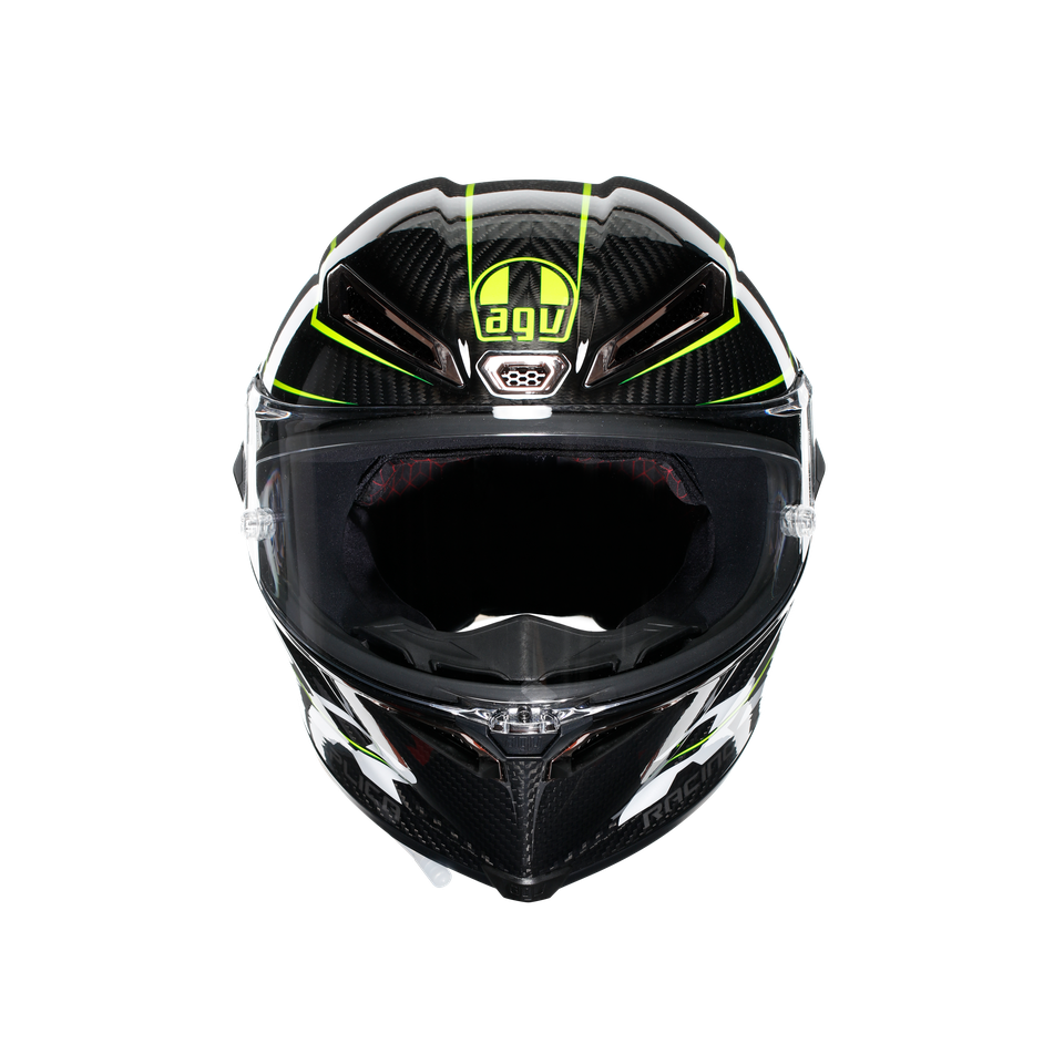 PISTA GP RR PERFORMANTE CARBON/LIME - MOTORBIKE FULL FACE HELMET E2206 DOT