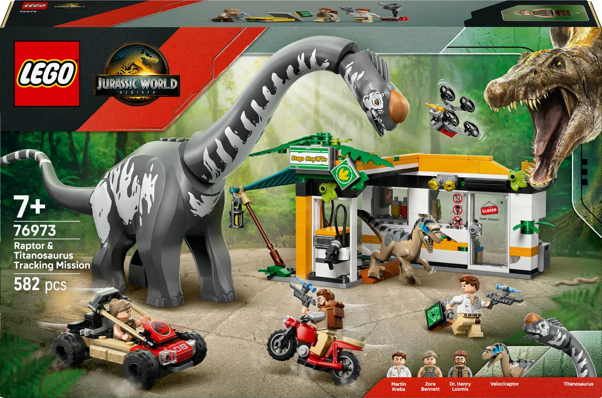 Lego - Raptor & Titanosaurus Tracking Mission (6526384)