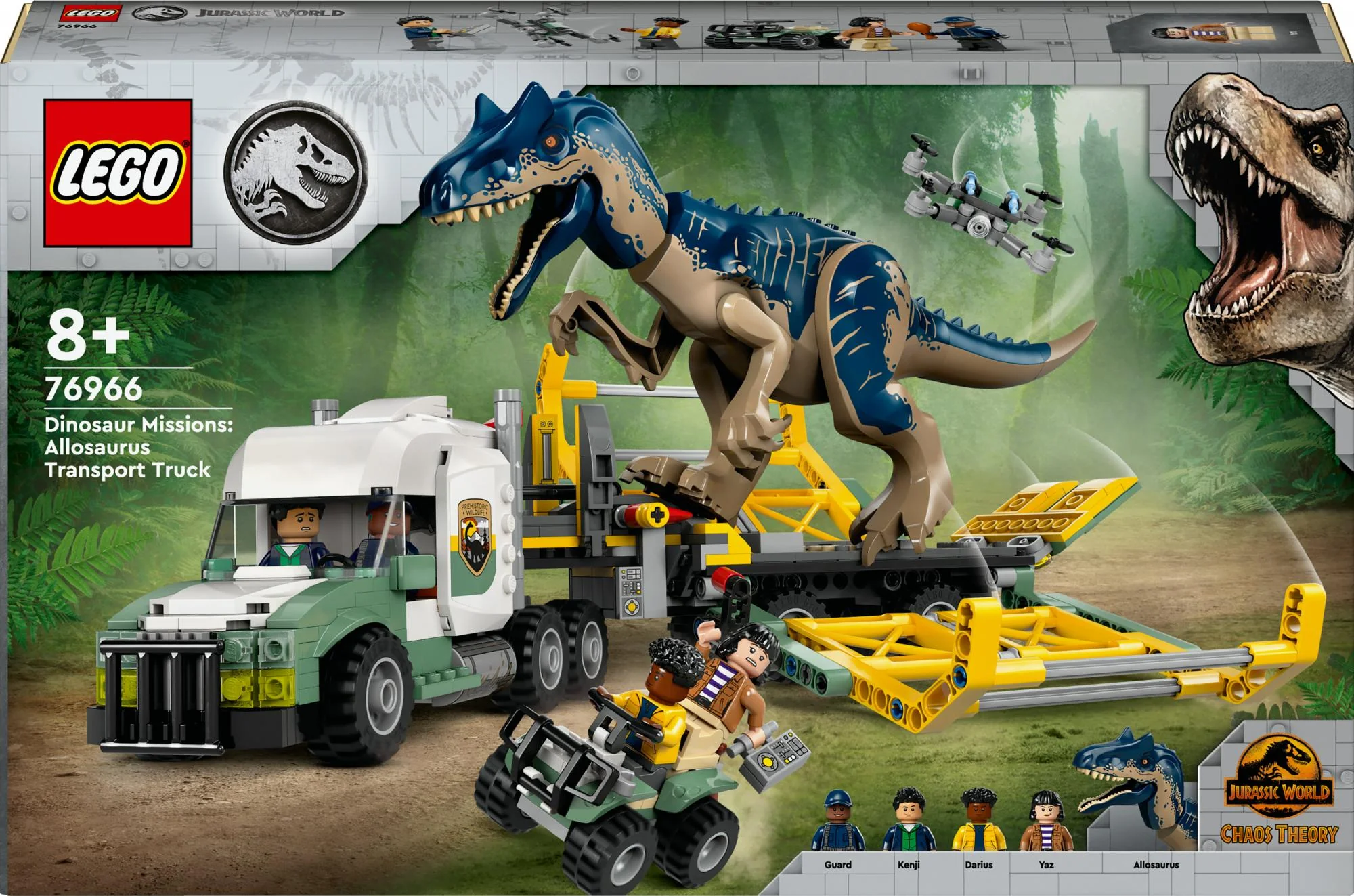 LEGO 76966 Jurassic World Dinosaur Missions: Allosaurus Transporter