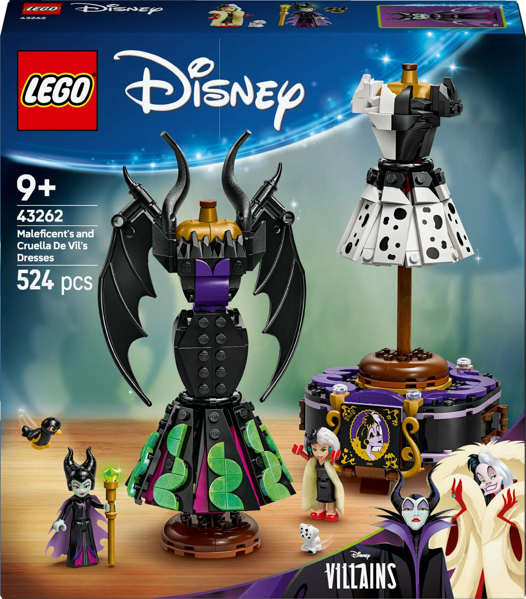 LEGO 43262 Disney Classic The Clothes of Maleficent & Cruella de Vil