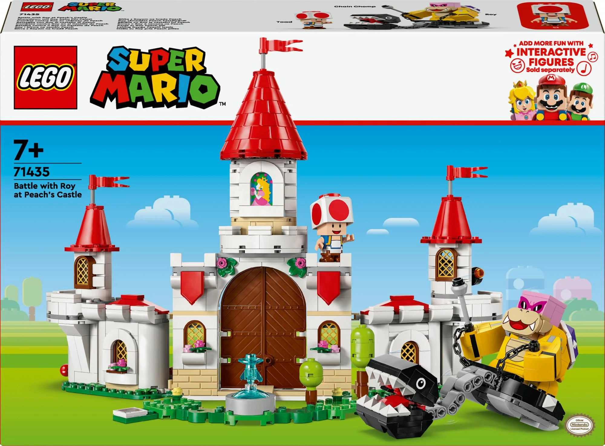 LEGO 71435 Super Mario Showdown with Roy at the Mushroom Palace
