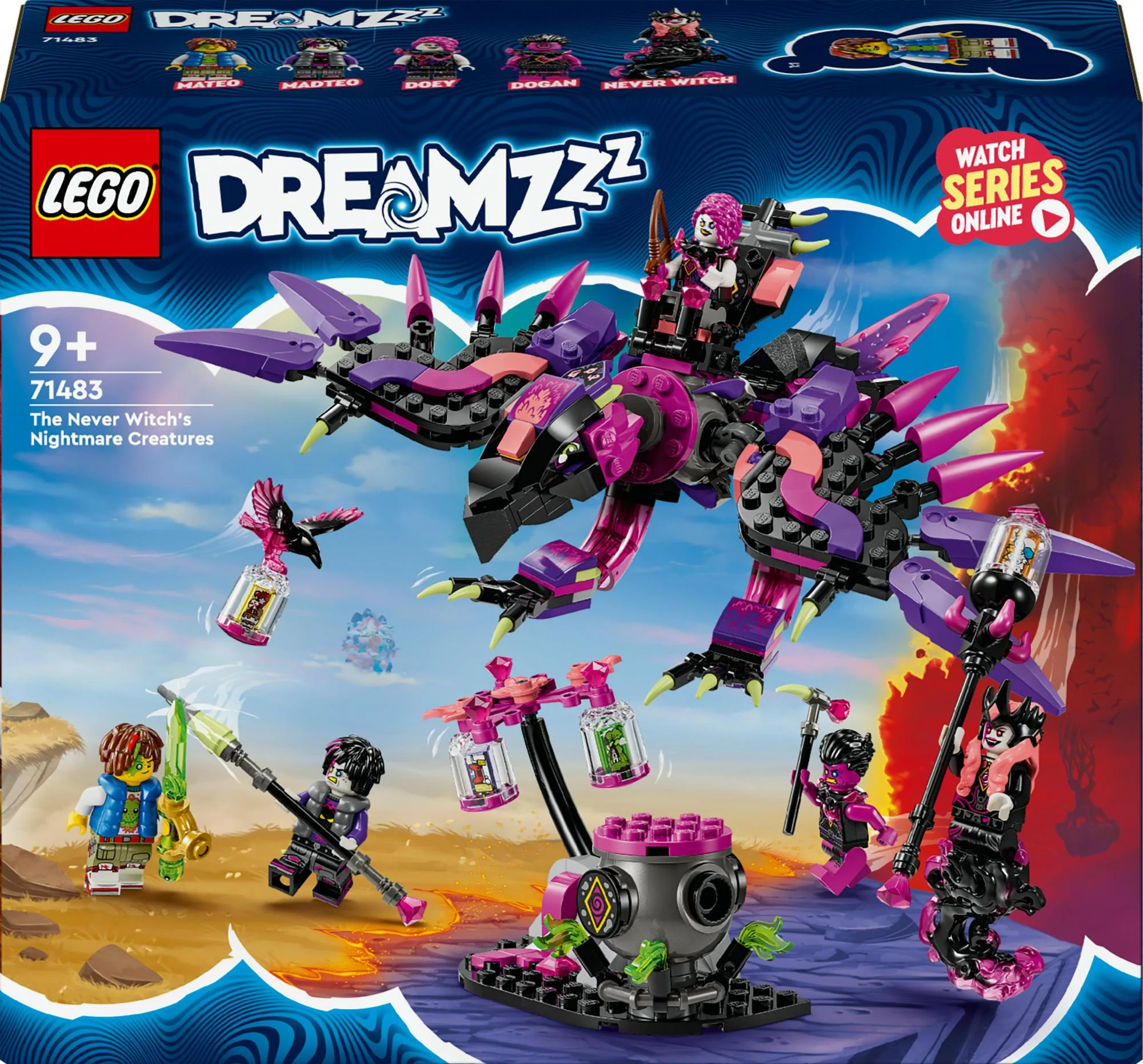LEGO 71483 DREAMZzz The Neverwitch's Nightmare Creatures
