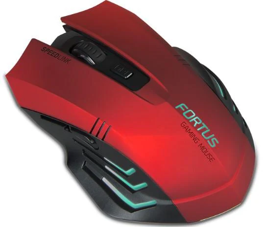 SpeedLink Fortus Gaming-Maus kabellos / Schwarz