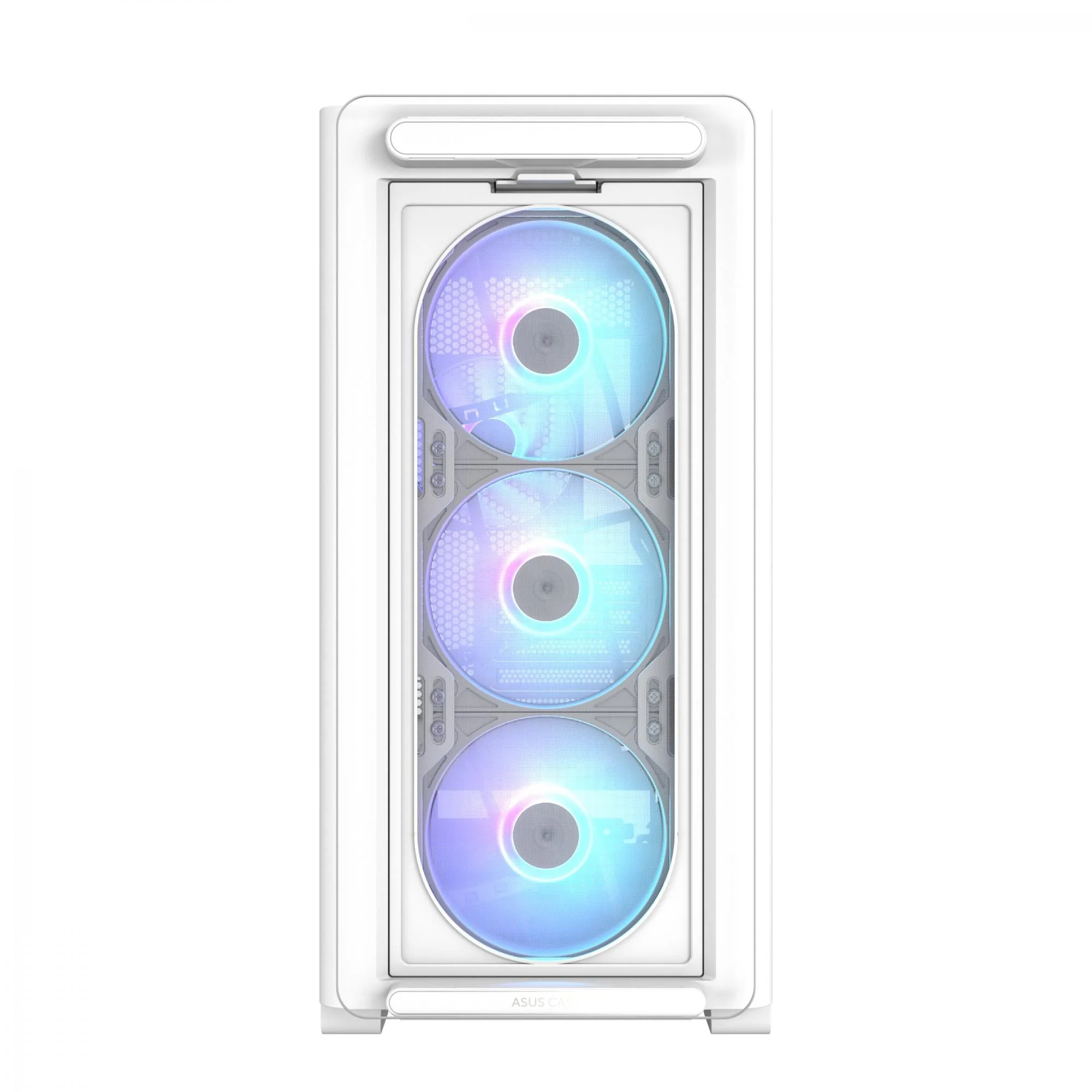 ASUS A23 PLUS Tempered Glass ARGB mATX Case - White