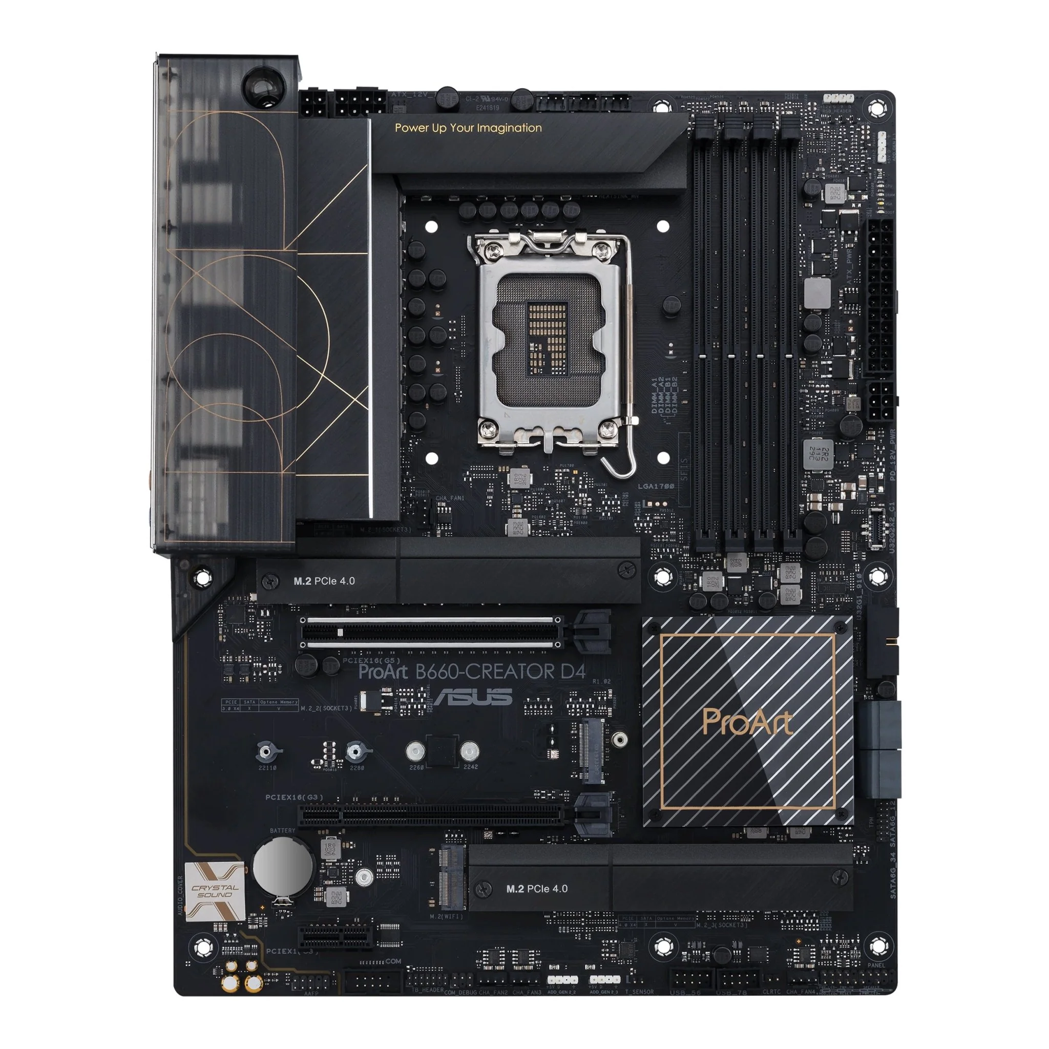 ASUS PROART B660-CREATOR D4 (ATX. B660. LGA 1700. DDR4) - Bundkort