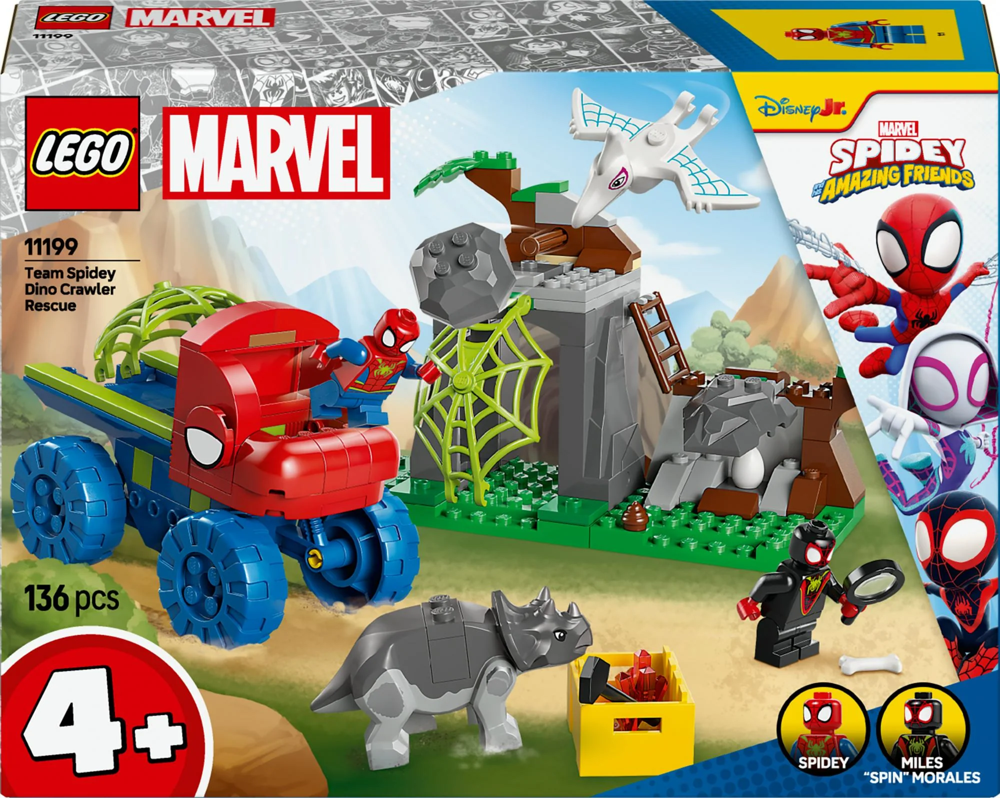 LEGO 11199 Marvel Spidey and his Super Friends Spidey's team on a rescue mission in the dino truck
