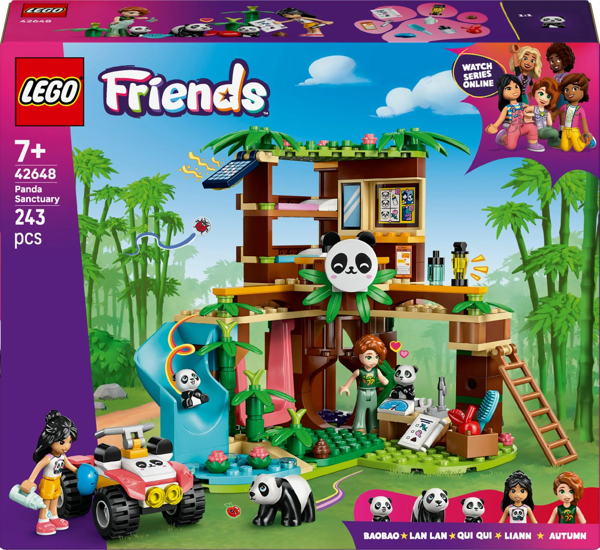 LEGO Friends – Panda-reservat Dyrepasning